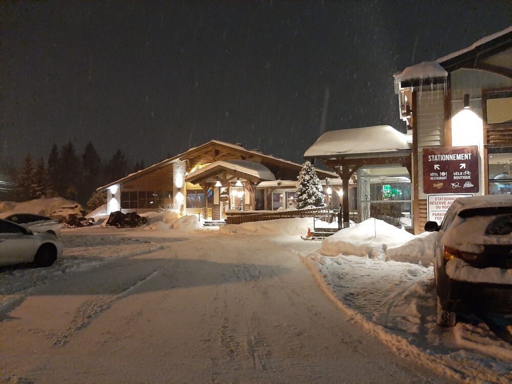 Photo hotel hiver